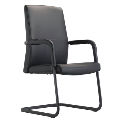Evander Leather Office Chair With Aluminum Frame - Elax Furniture