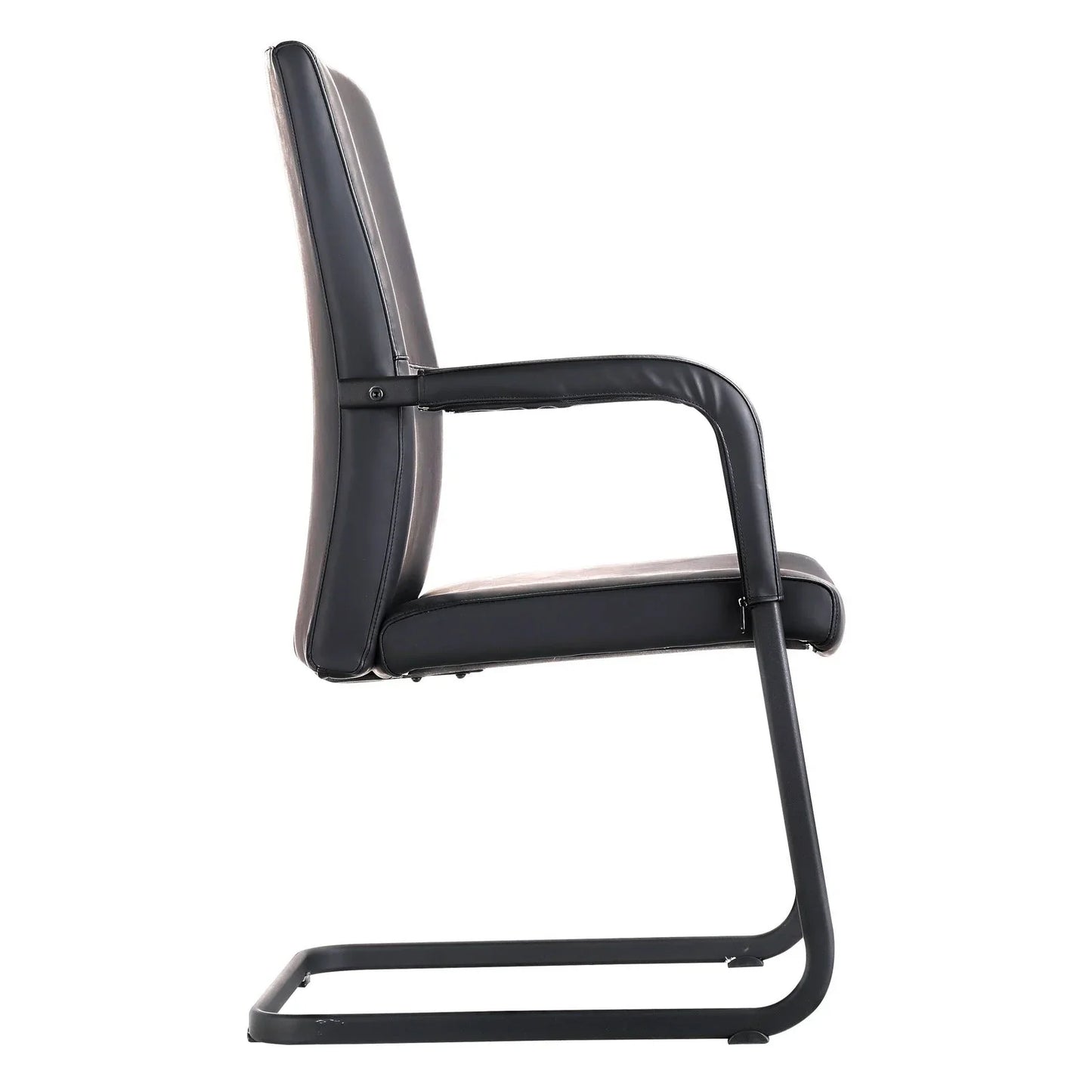 Evander Leather Office Chair With Aluminum Frame - Elax Furniture