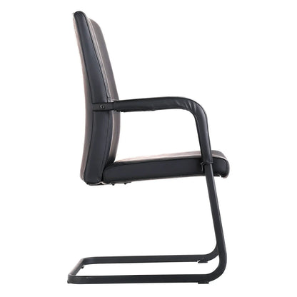 Evander Leather Office Chair With Aluminum Frame - Elax Furniture