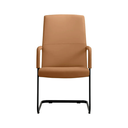 Evander Leather Office Chair With Aluminum Frame - Elax Furniture