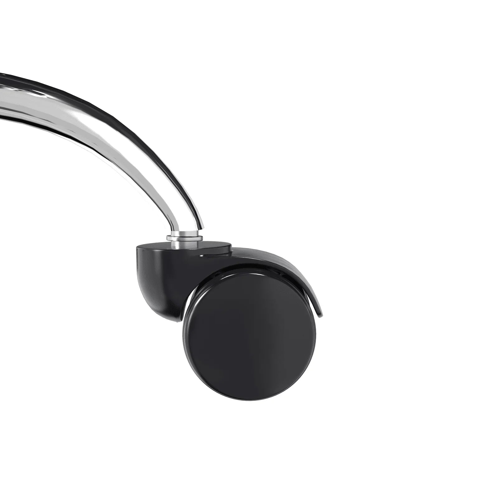 Evander Modern Swivel Office Chair in Faux Leather with Adjustable Height and Silver Frame - Elax Furniture