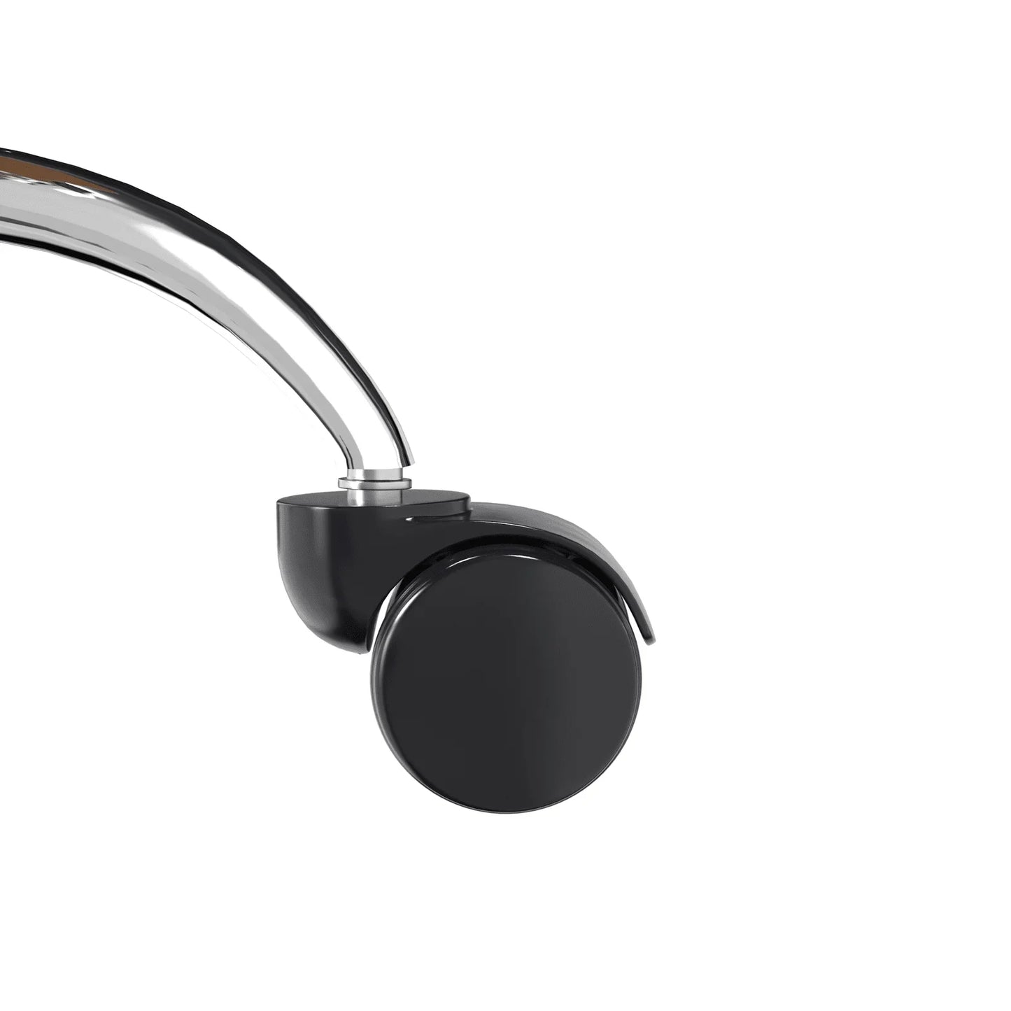 Evander Modern Swivel Office Chair in Faux Leather with Adjustable Height and Silver Frame - Elax Furniture