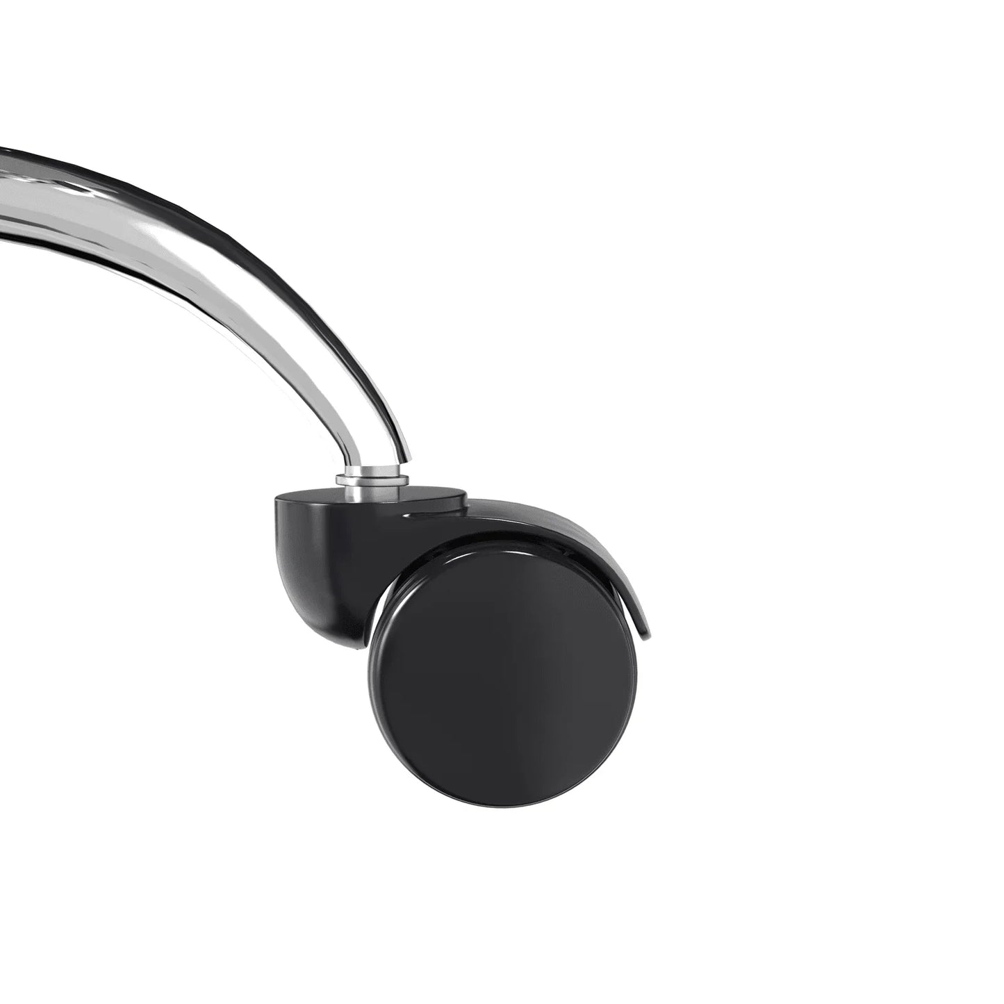 Evander Modern Swivel Office Chair in Faux Leather with Adjustable Height and Silver Frame - Elax Furniture