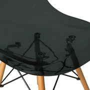 Dover and Cresco Modern Dining Chair Molded Side Chair with Base - Elax Furniture