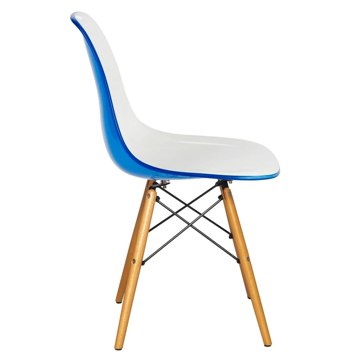 Dover and Cresco Modern Dining Chair Molded Side Chair with Base - Elax Furniture