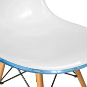 Dover and Cresco Modern Dining Chair Molded Side Chair with Base - Elax Furniture