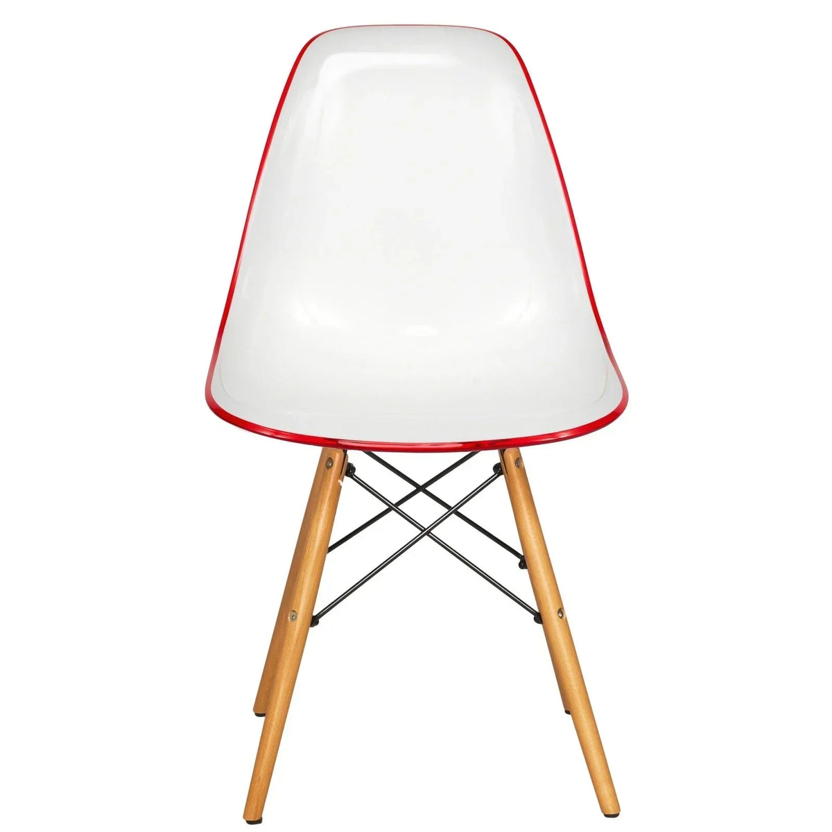 Dover and Cresco Modern Dining Chair Molded Side Chair with Base - Elax Furniture