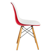 Dover and Cresco Modern Dining Chair Molded Side Chair with Base - Elax Furniture