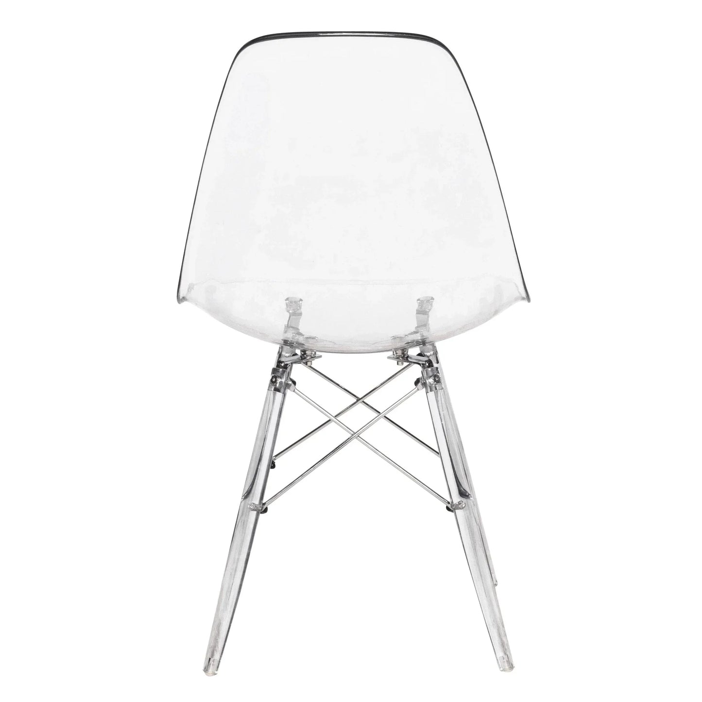 Dover and Cresco Modern Dining Chair Molded Side Chair with Base - Elax Furniture