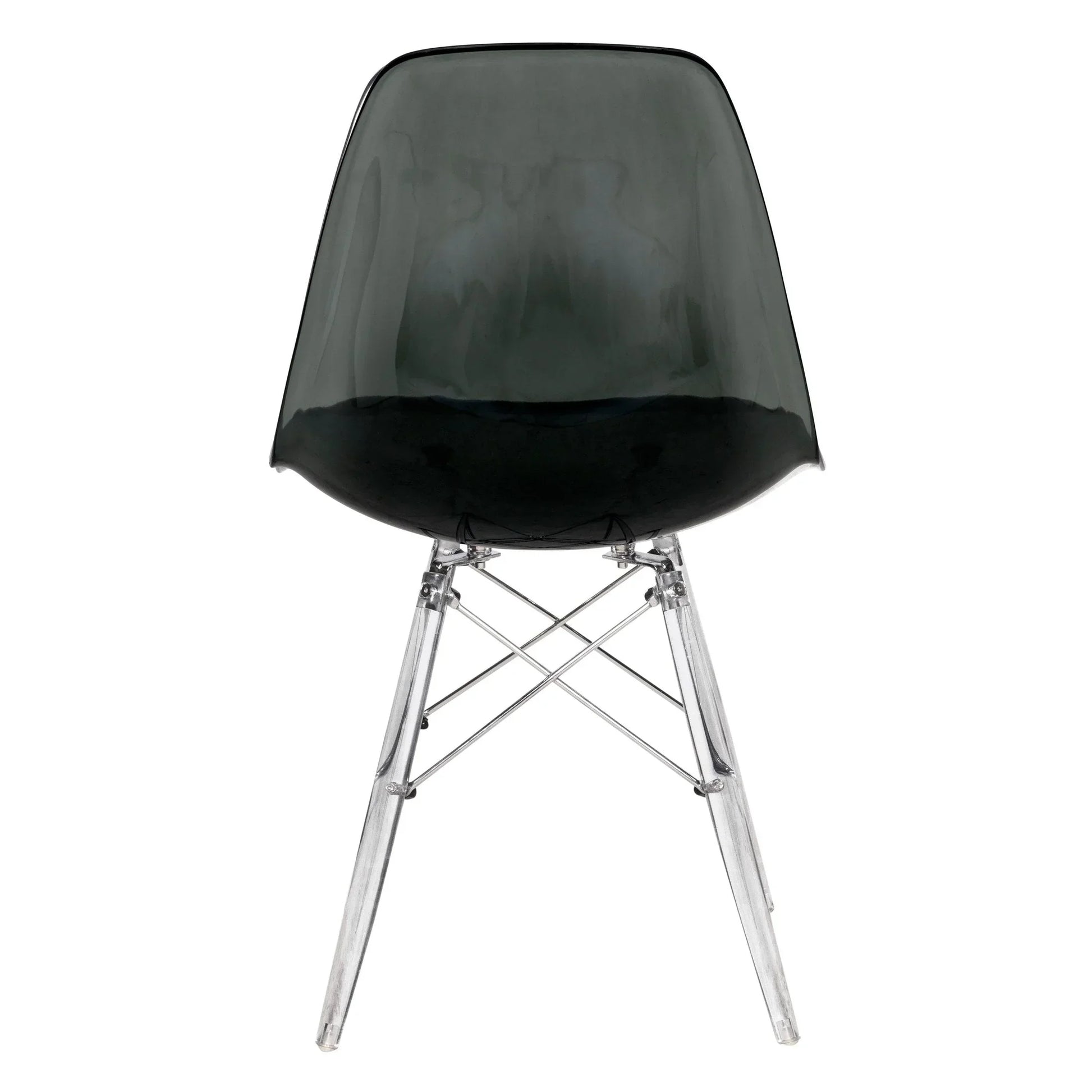 Dover and Cresco Modern Dining Chair Molded Side Chair with Base - Elax Furniture