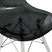 Dover and Cresco Modern Dining Chair Molded Side Chair with Base - Elax Furniture