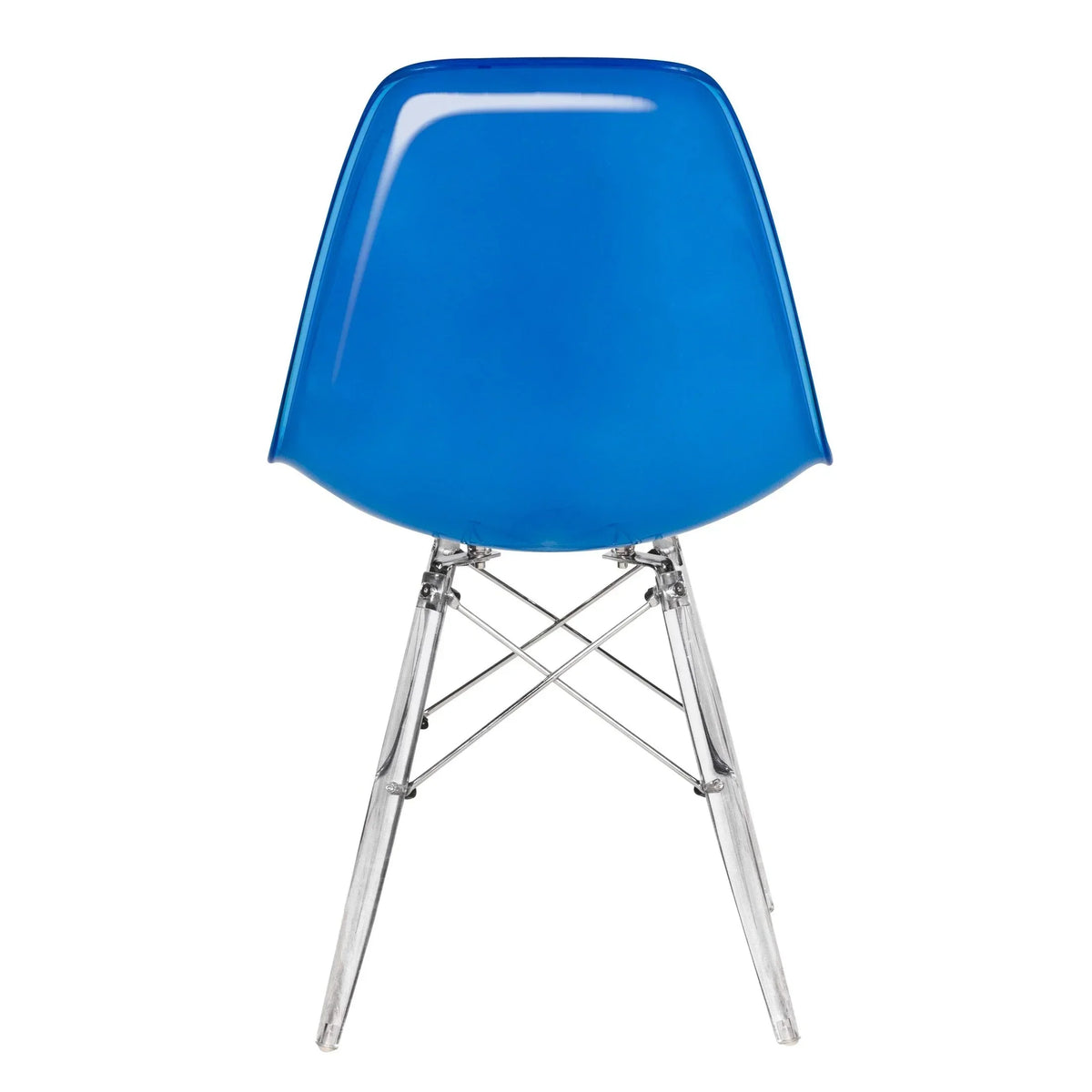 Dover and Cresco Modern Dining Chair Molded Side Chair with Base - Elax Furniture