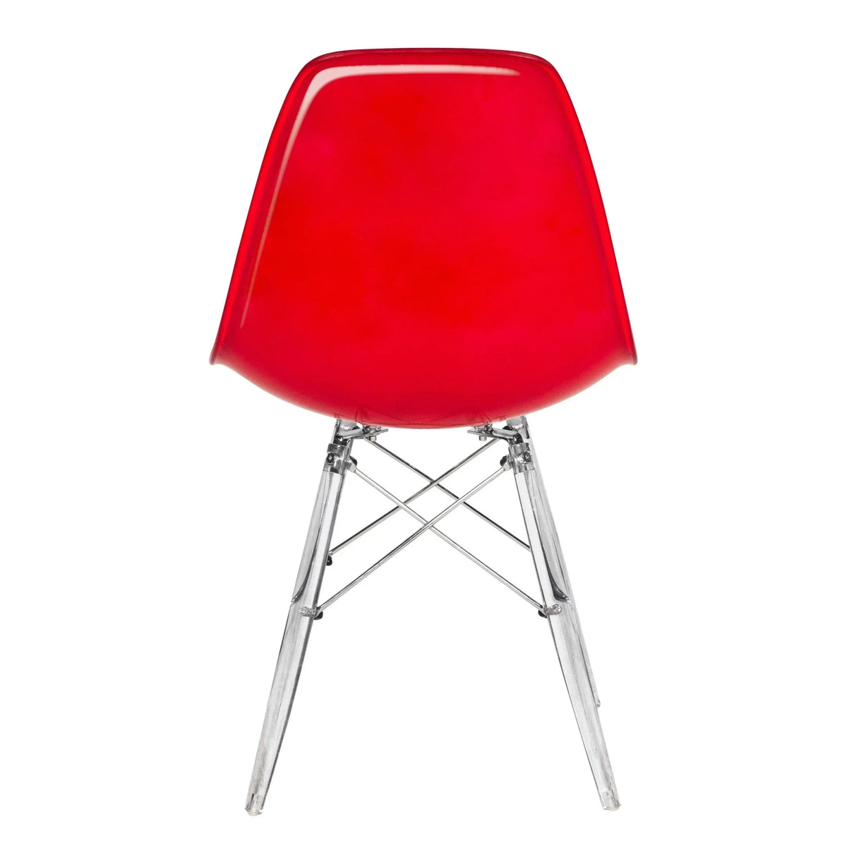 Dover and Cresco Modern Dining Chair Molded Side Chair with Base - Elax Furniture