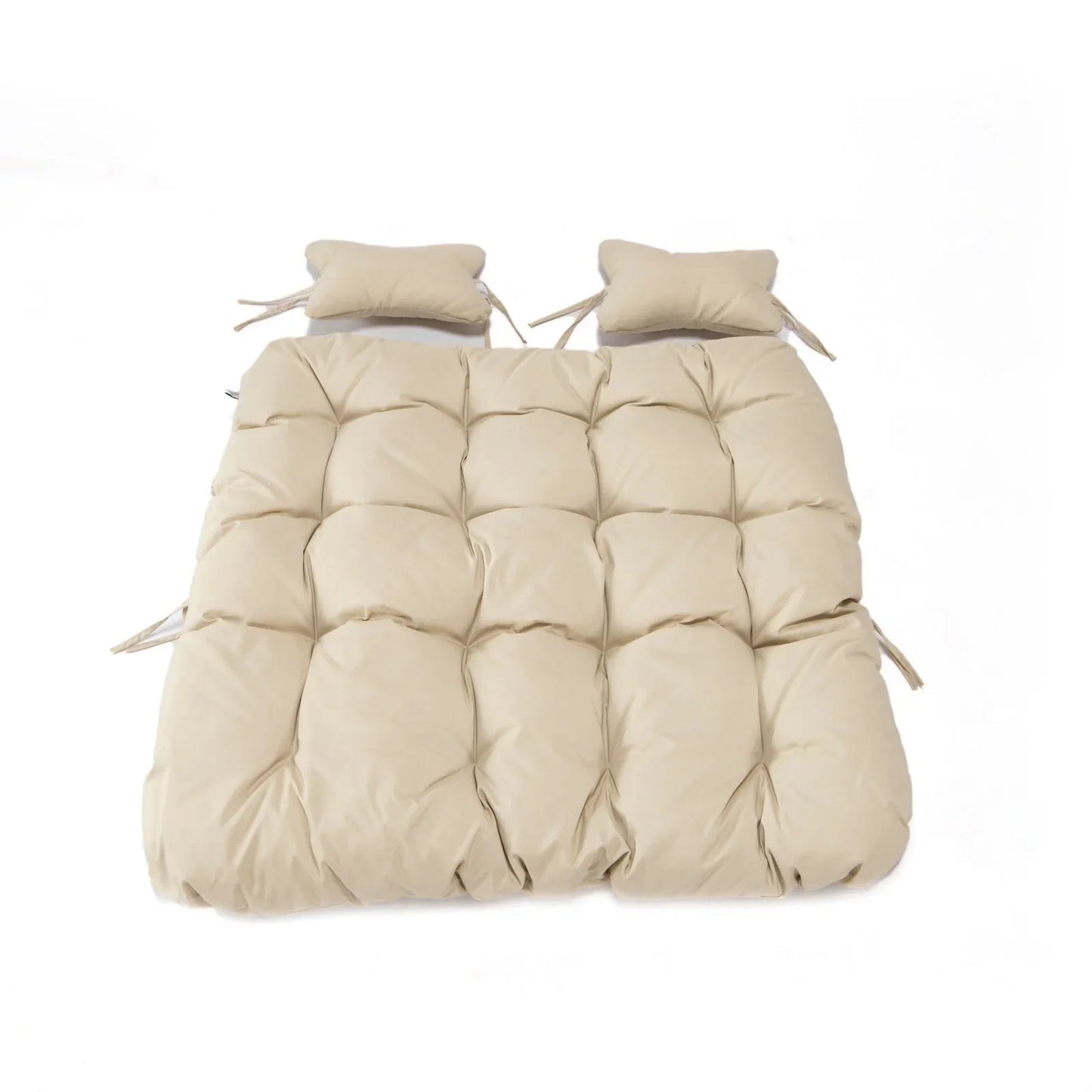 Modern Upholstered 2 Person Hanging Egg Swing Cushion with Headrest - Elax Furniture