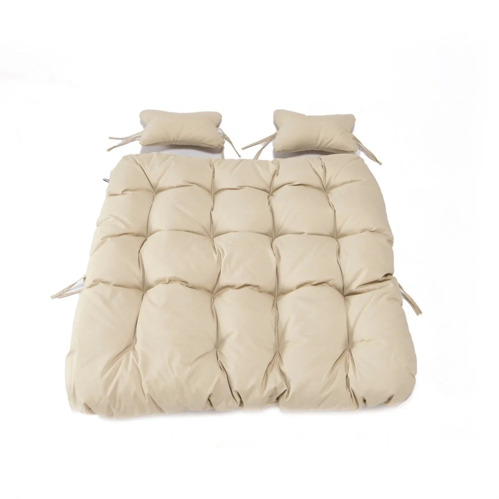 Modern Upholstered 2 Person Hanging Egg Swing Cushion with Headrest - Elax Furniture