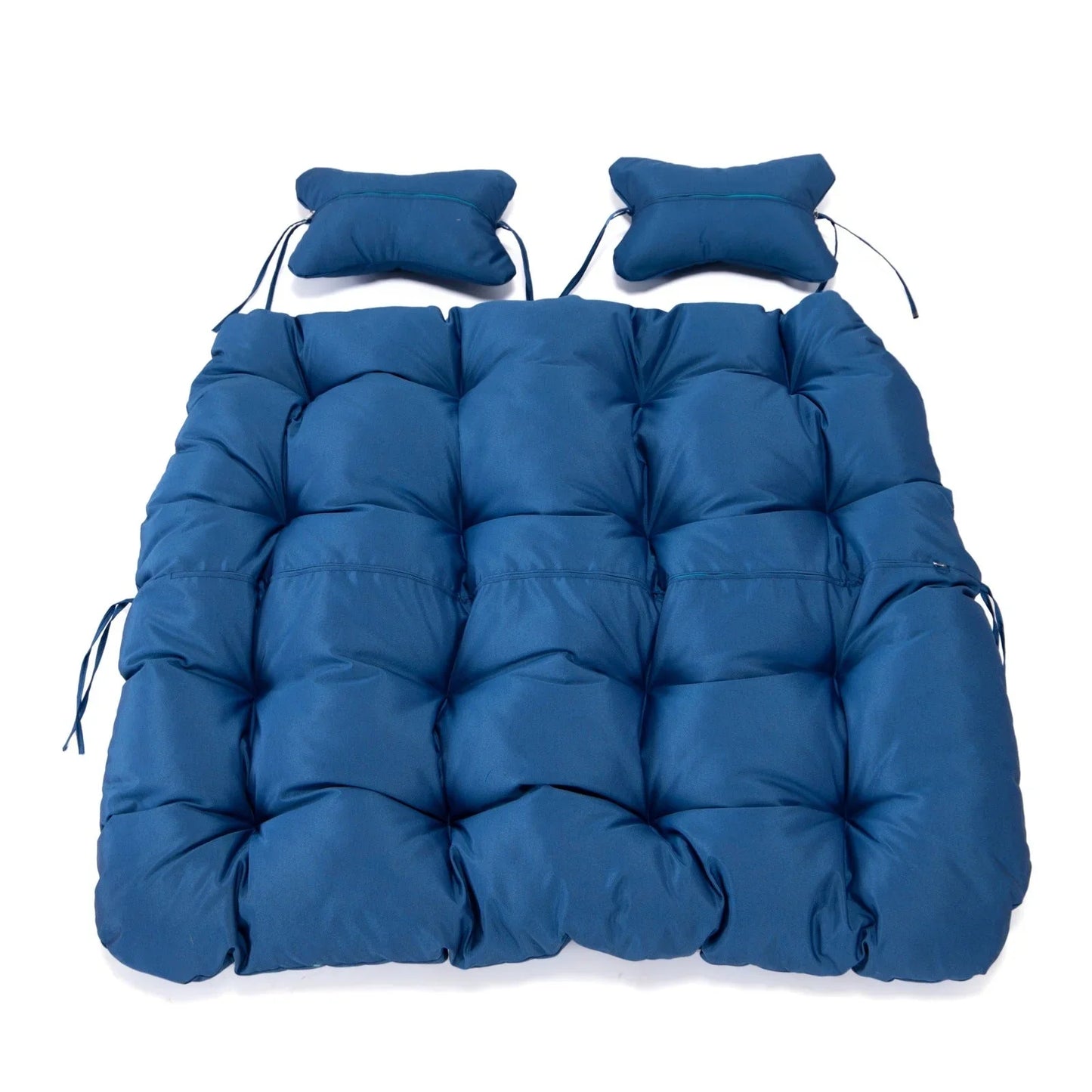 Modern Upholstered 2 Person Hanging Egg Swing Cushion with Headrest - Elax Furniture