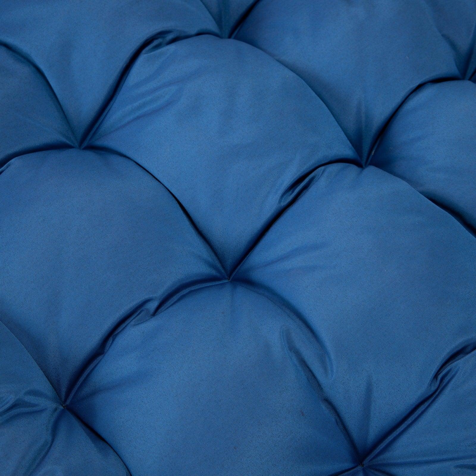 Modern Upholstered 2 Person Hanging Egg Swing Cushion with Headrest - Elax Furniture