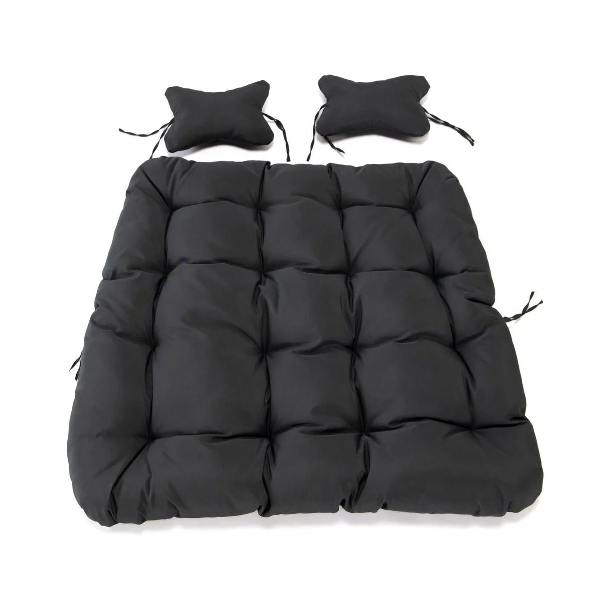 Modern Upholstered 2 Person Hanging Egg Swing Cushion with Headrest - Elax Furniture