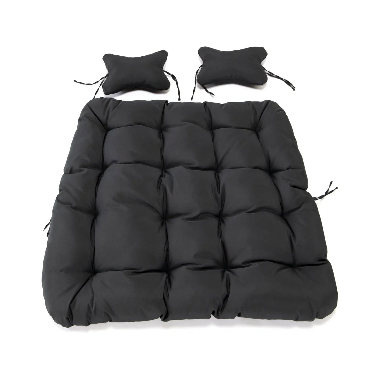 Modern Upholstered 2 Person Hanging Egg Swing Cushion with Headrest - Elax Furniture