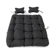 Modern Upholstered 2 Person Hanging Egg Swing Cushion with Headrest - Elax Furniture