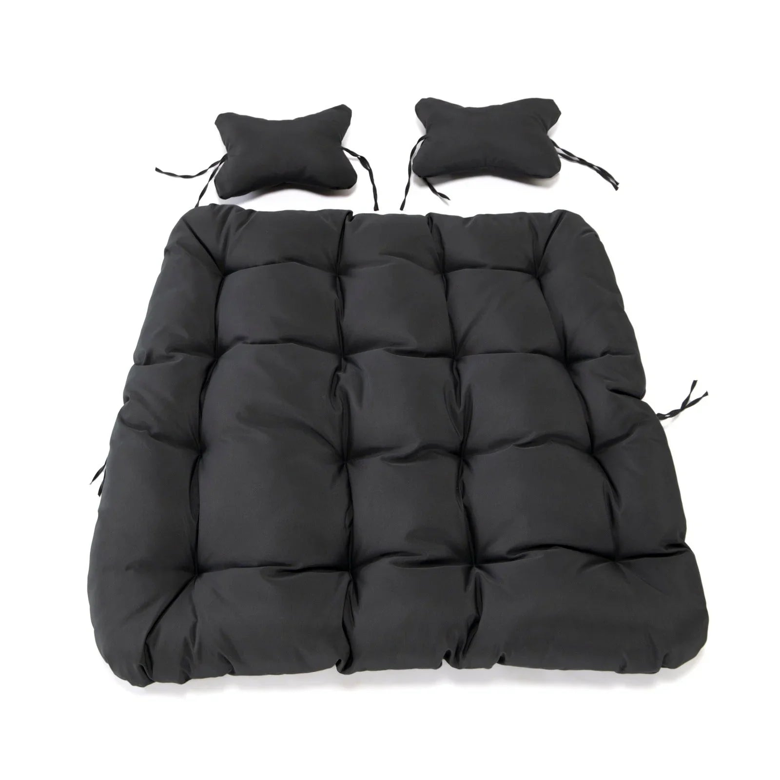 Modern Upholstered 2 Person Hanging Egg Swing Cushion with Headrest - Elax Furniture