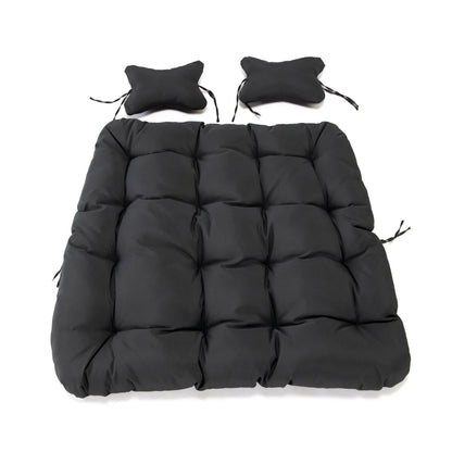 Modern Upholstered 2 Person Hanging Egg Swing Cushion with Headrest - Elax Furniture