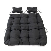 Modern Upholstered 2 Person Hanging Egg Swing Cushion with Headrest - Elax Furniture