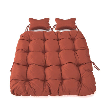 Modern Upholstered 2 Person Hanging Egg Swing Cushion with Headrest - Elax Furniture