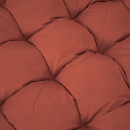 Modern Upholstered 2 Person Hanging Egg Swing Cushion with Headrest - Elax Furniture