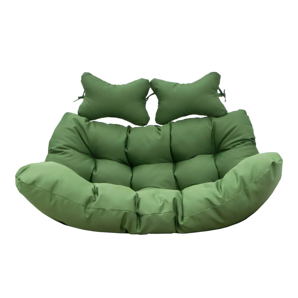 Modern Upholstered 2 Person Hanging Egg Swing Cushion with Headrest - Elax Furniture