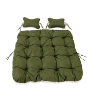 Modern Upholstered 2 Person Hanging Egg Swing Cushion with Headrest - Elax Furniture
