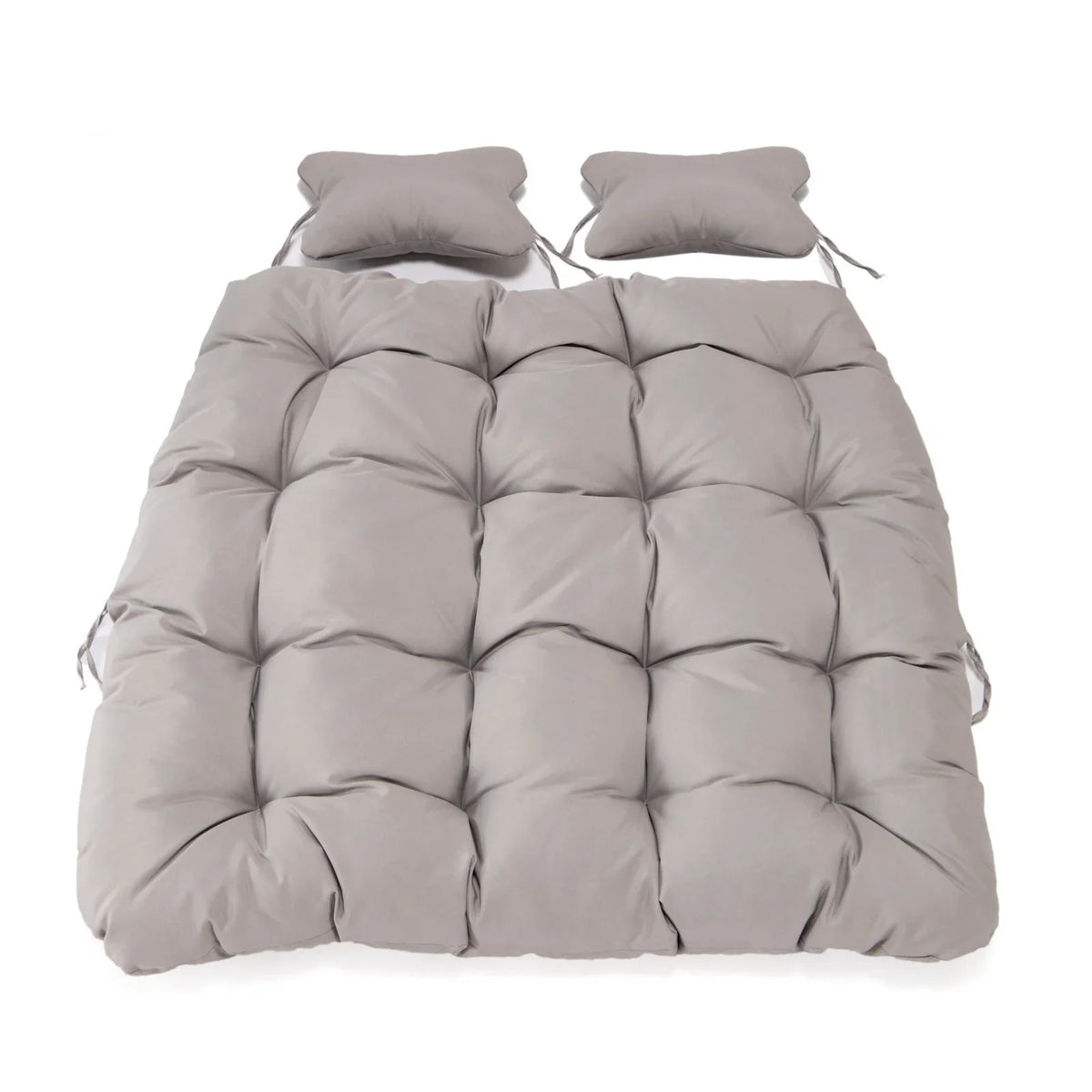 Modern Upholstered 2 Person Hanging Egg Swing Cushion with Headrest - Elax Furniture
