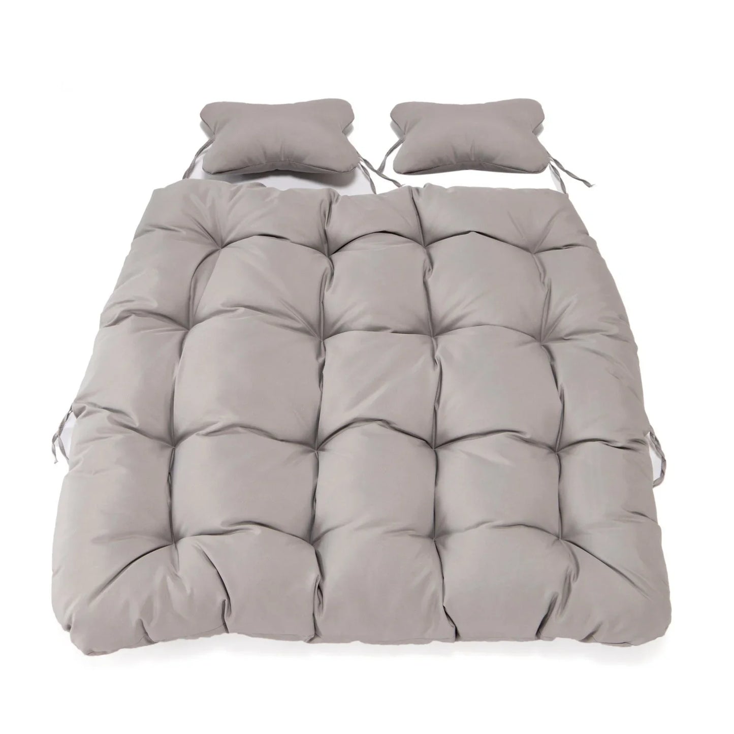 Modern Upholstered 2 Person Hanging Egg Swing Cushion with Headrest - Elax Furniture