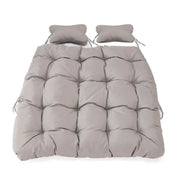 Modern Upholstered 2 Person Hanging Egg Swing Cushion with Headrest - Elax Furniture