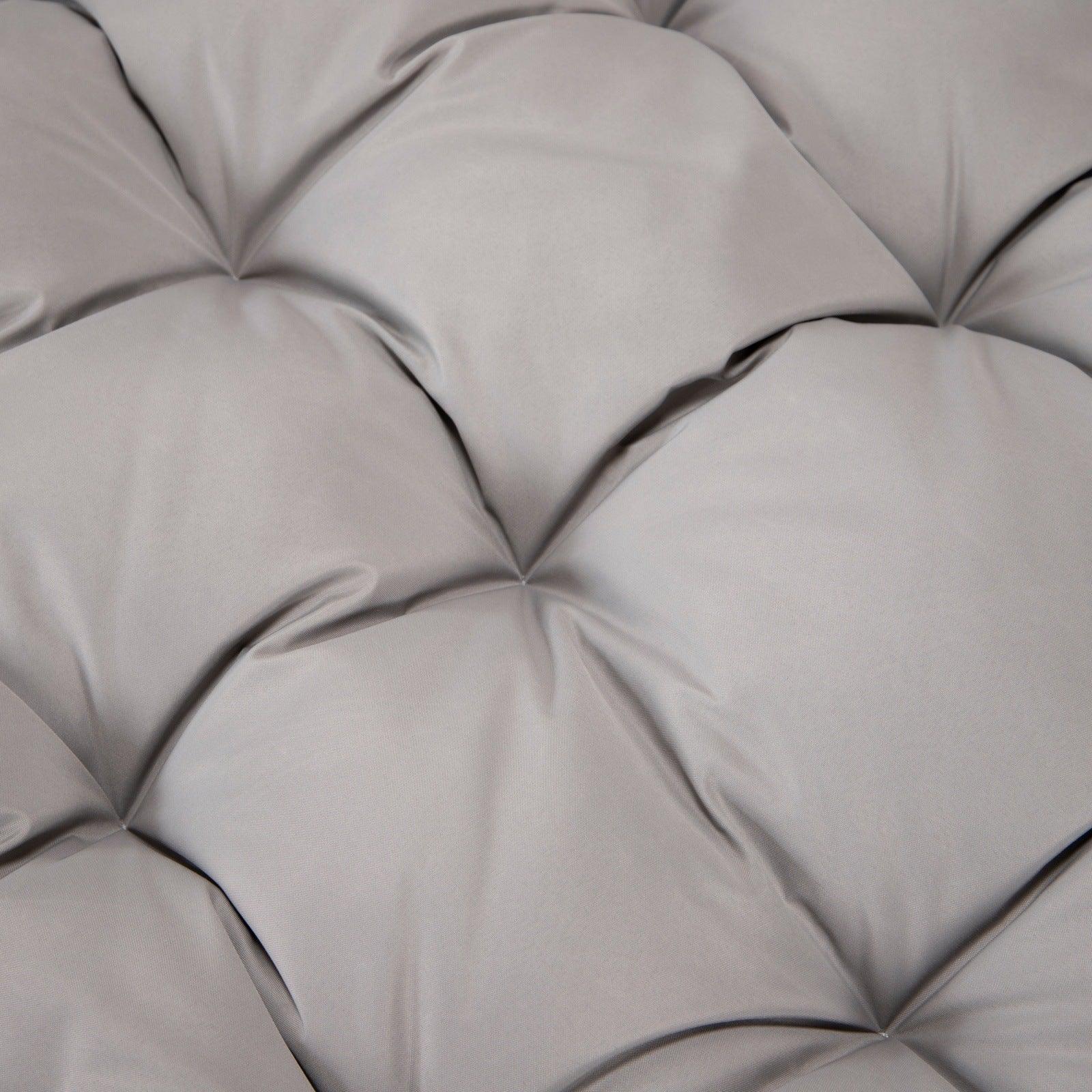 Modern Upholstered 2 Person Hanging Egg Swing Cushion with Headrest - Elax Furniture