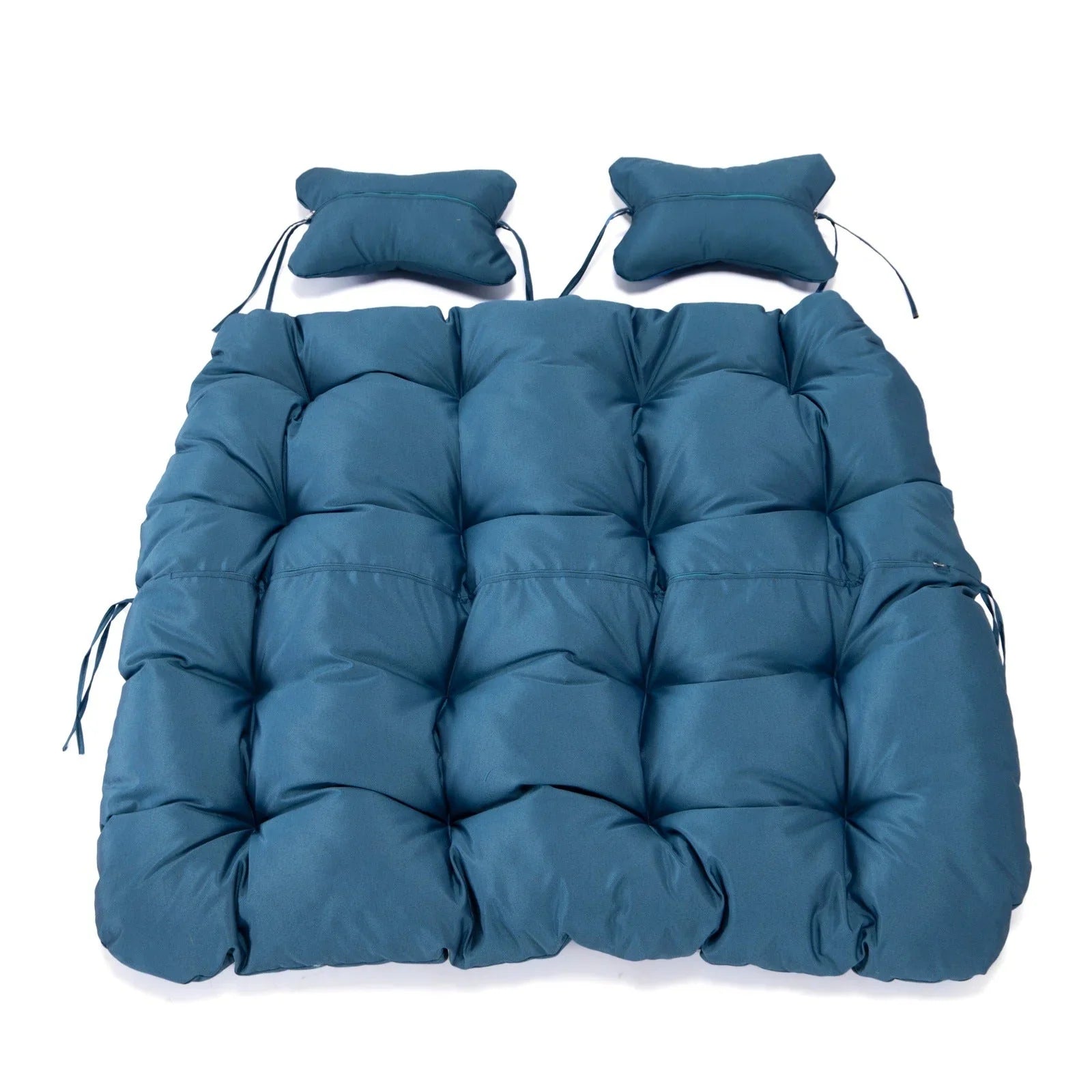 Modern Upholstered 2 Person Hanging Egg Swing Cushion with Headrest - Elax Furniture