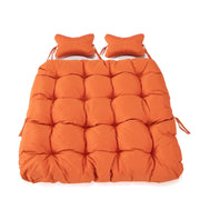 Modern Upholstered 2 Person Hanging Egg Swing Cushion with Headrest - Elax Furniture