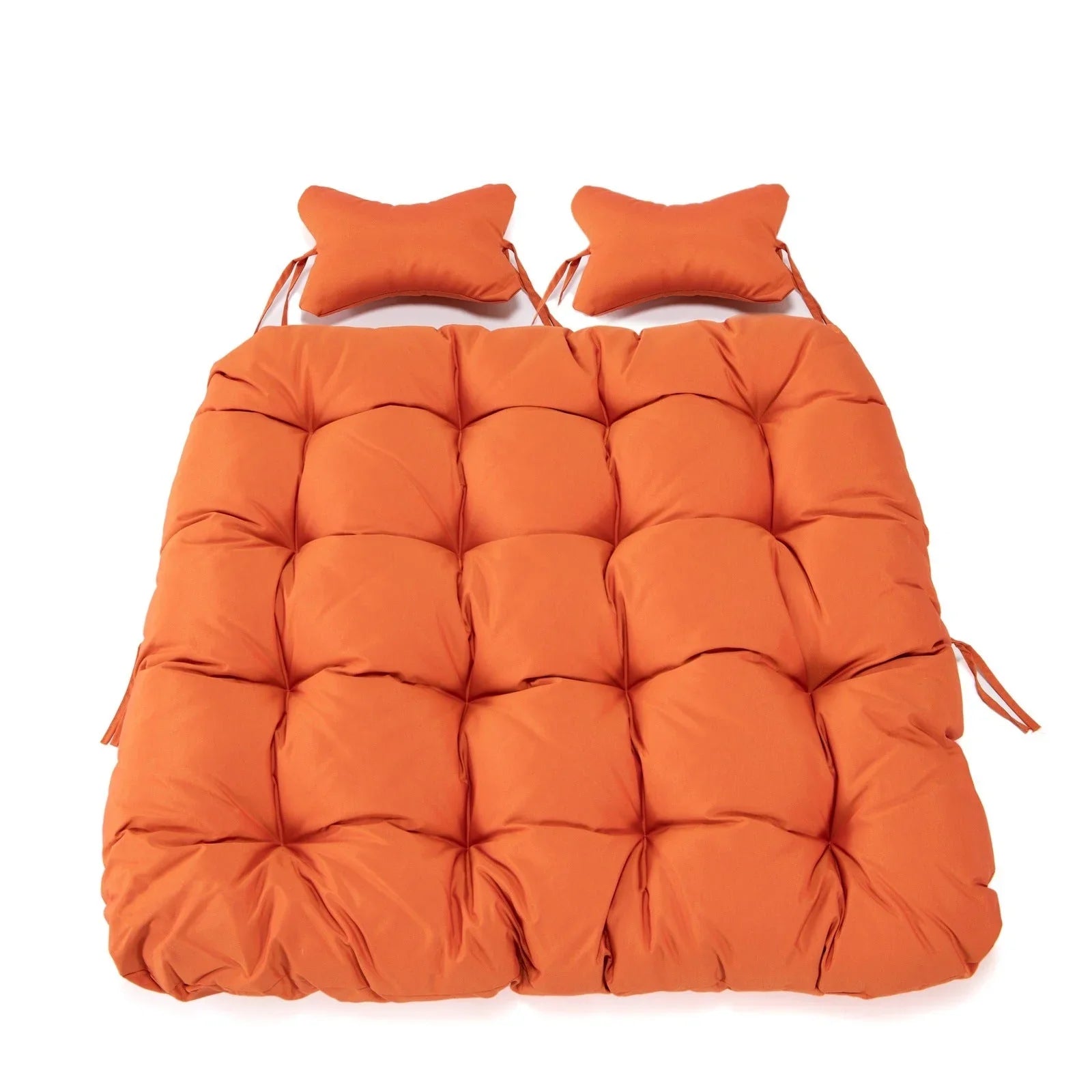 Modern Upholstered 2 Person Hanging Egg Swing Cushion with Headrest - Elax Furniture