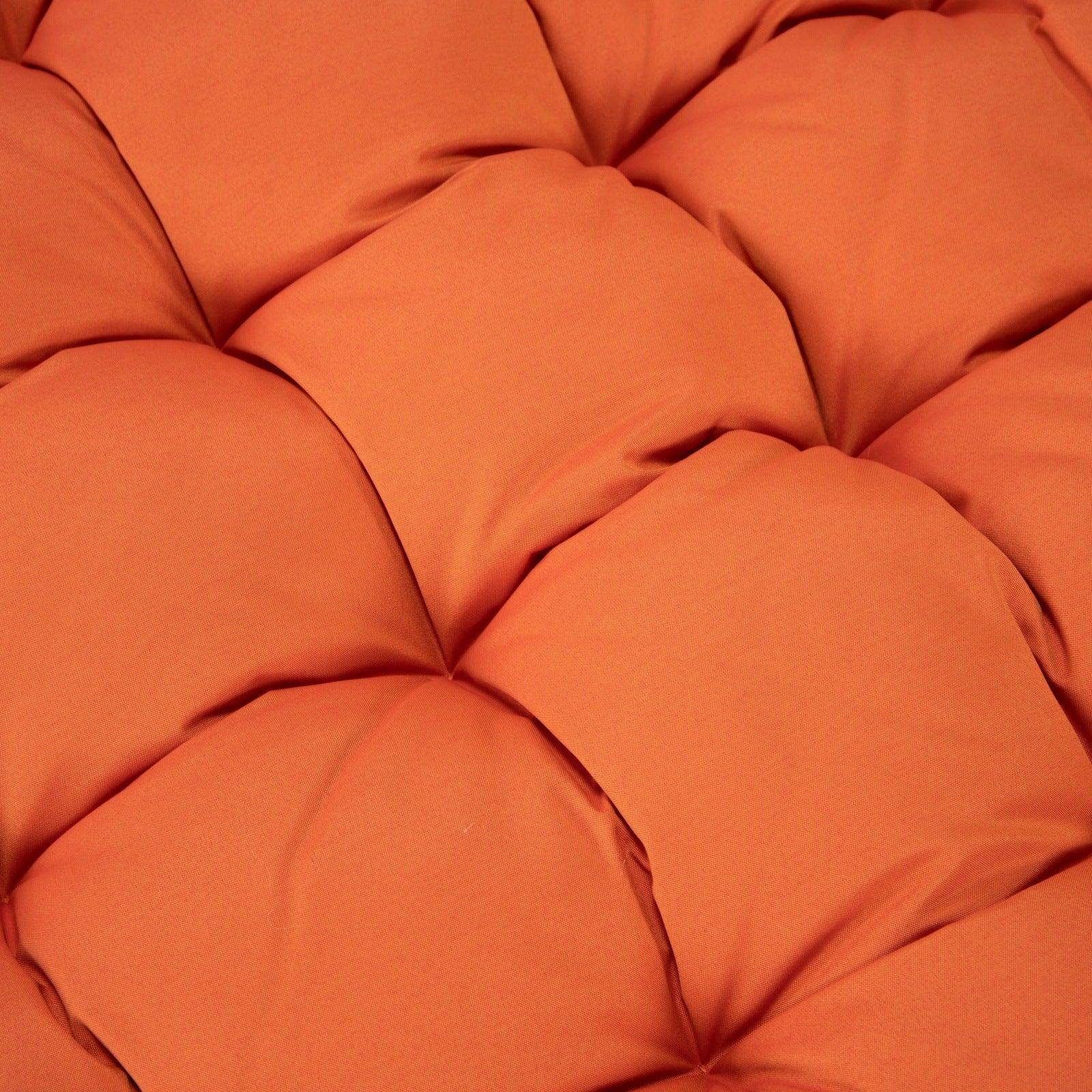 Modern Upholstered 2 Person Hanging Egg Swing Cushion with Headrest - Elax Furniture