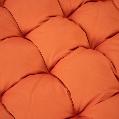 Modern Upholstered 2 Person Hanging Egg Swing Cushion with Headrest - Elax Furniture