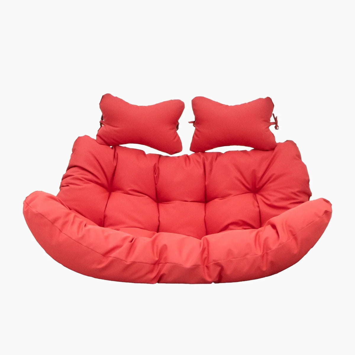 Modern Upholstered 2 Person Hanging Egg Swing Cushion with Headrest - Elax Furniture