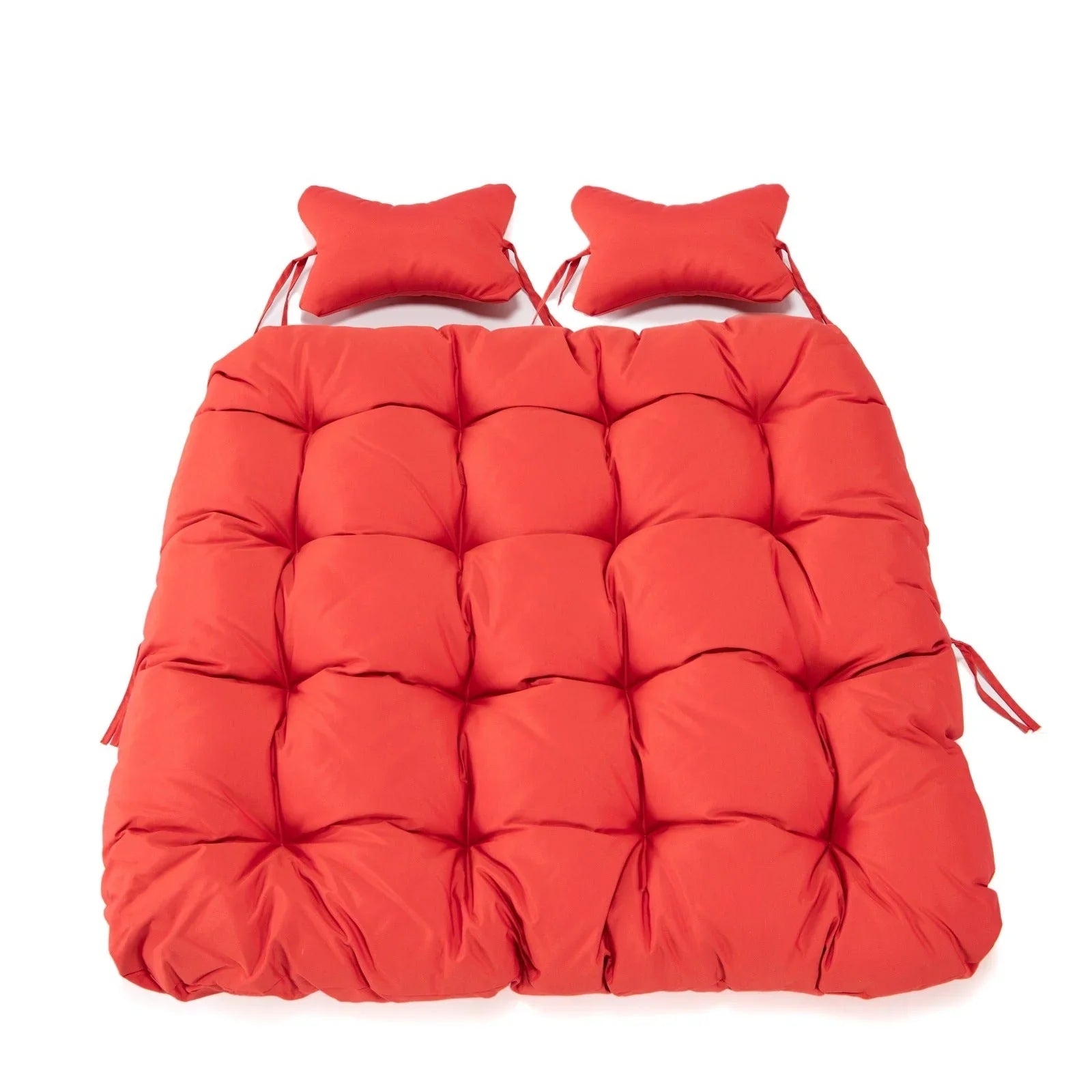 Modern Upholstered 2 Person Hanging Egg Swing Cushion with Headrest - Elax Furniture