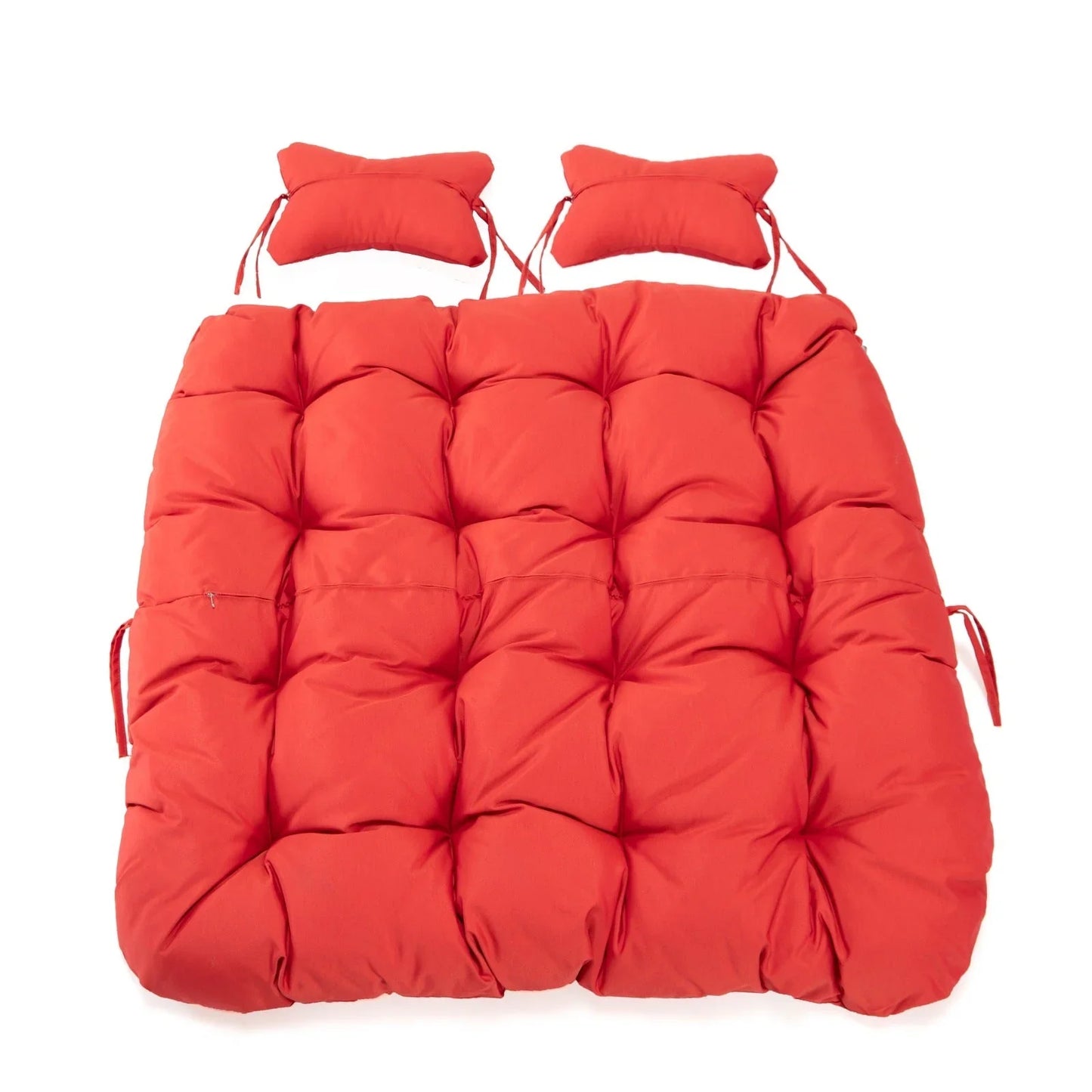 Modern Upholstered 2 Person Hanging Egg Swing Cushion with Headrest - Elax Furniture