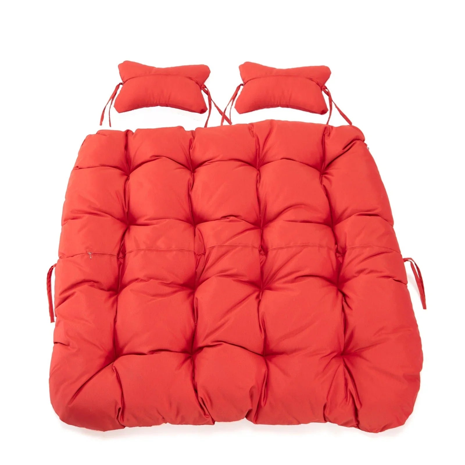 Modern Upholstered 2 Person Hanging Egg Swing Cushion with Headrest - Elax Furniture