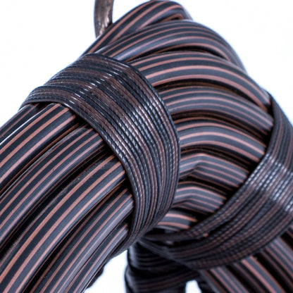 Single-Seater Wicker Hanging Egg Swing Chair with Green Cushion - Elax Furniture