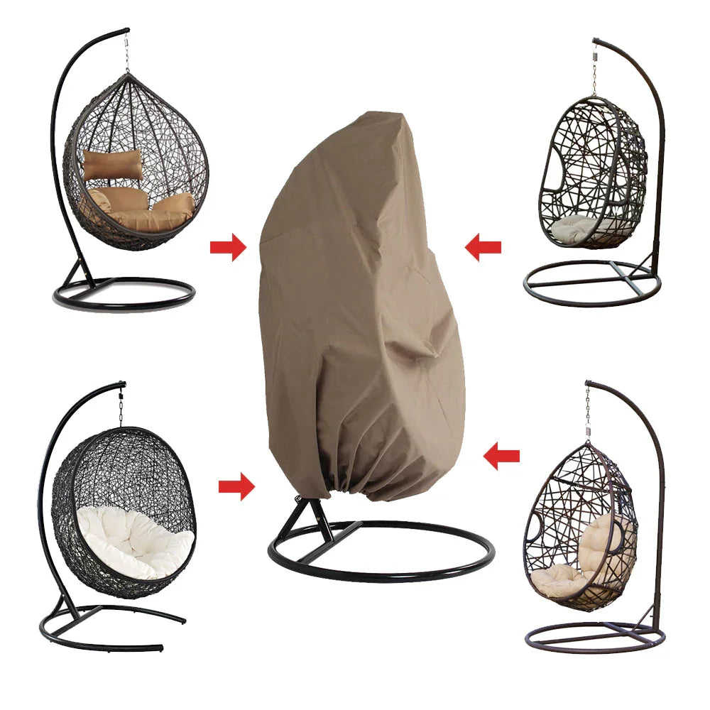 Hanging Single Egg Swing hair Cover - Elax Furniture