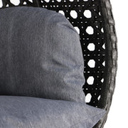 Wicker Hanging 2 person Egg Swing Chair With Outdoor Cover - Elax Furniture
