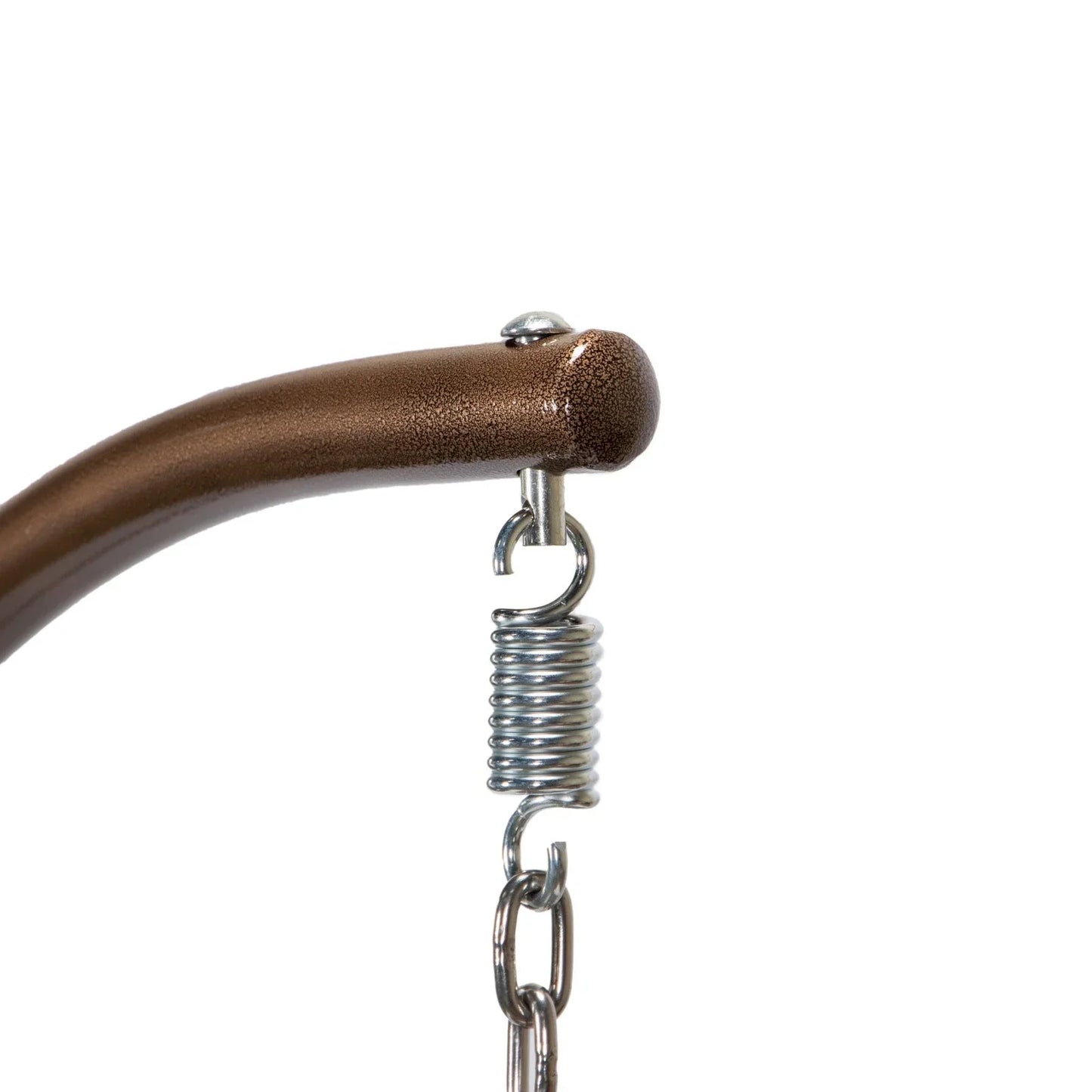 Beige Wicker Hanging Single Egg Swing Chair With Cushions - Elax Furniture