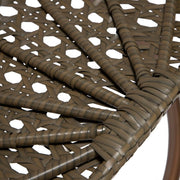 Beige Wicker Hanging Single Egg Swing Chair With Cushions - Elax Furniture