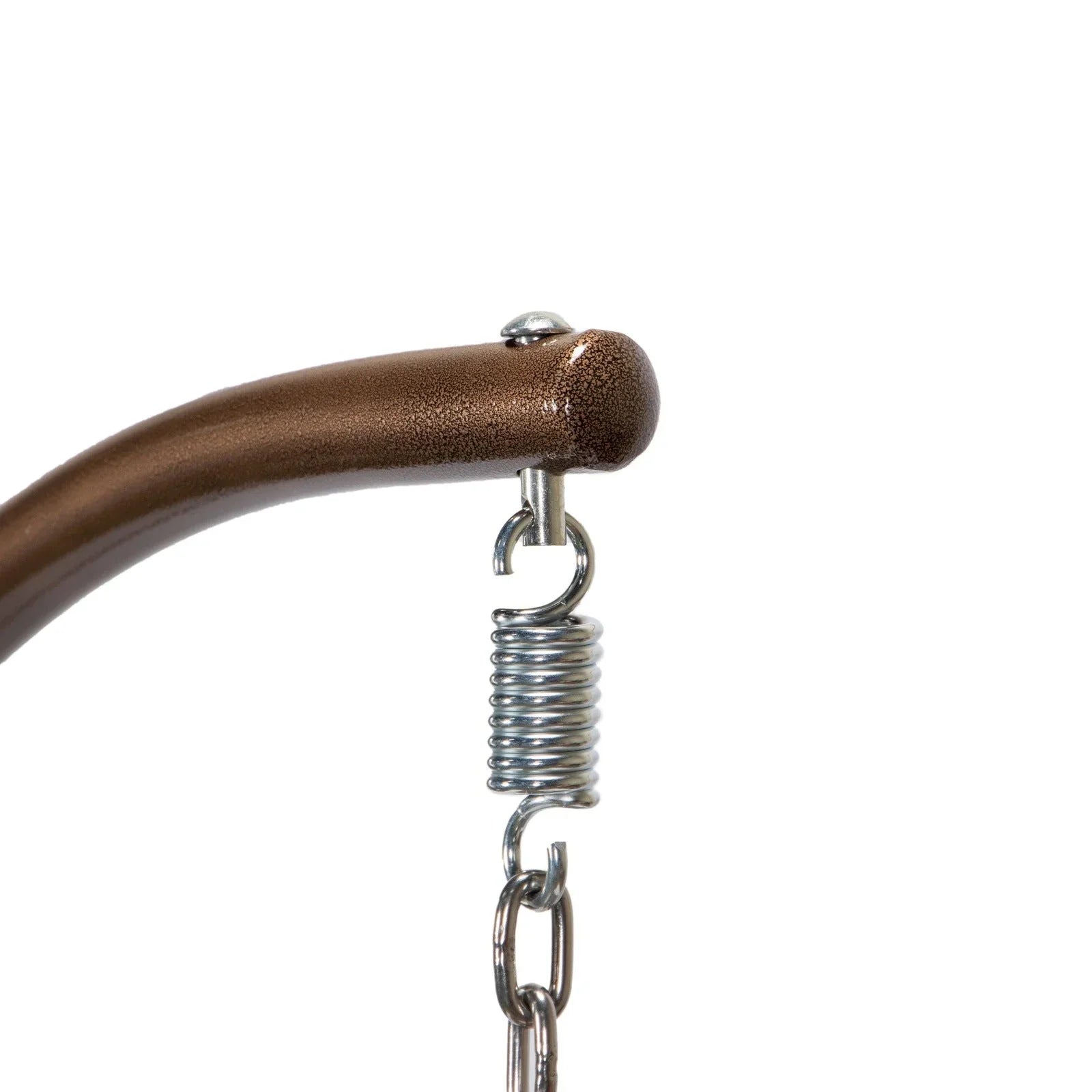 Beige Wicker Hanging Single Egg Swing Chair With Cushions - Elax Furniture